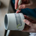 Juliet Macleod in her studio 2018